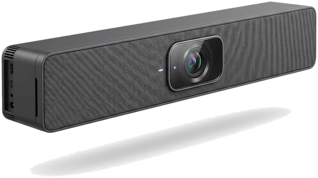 Video conferencing bar with camera